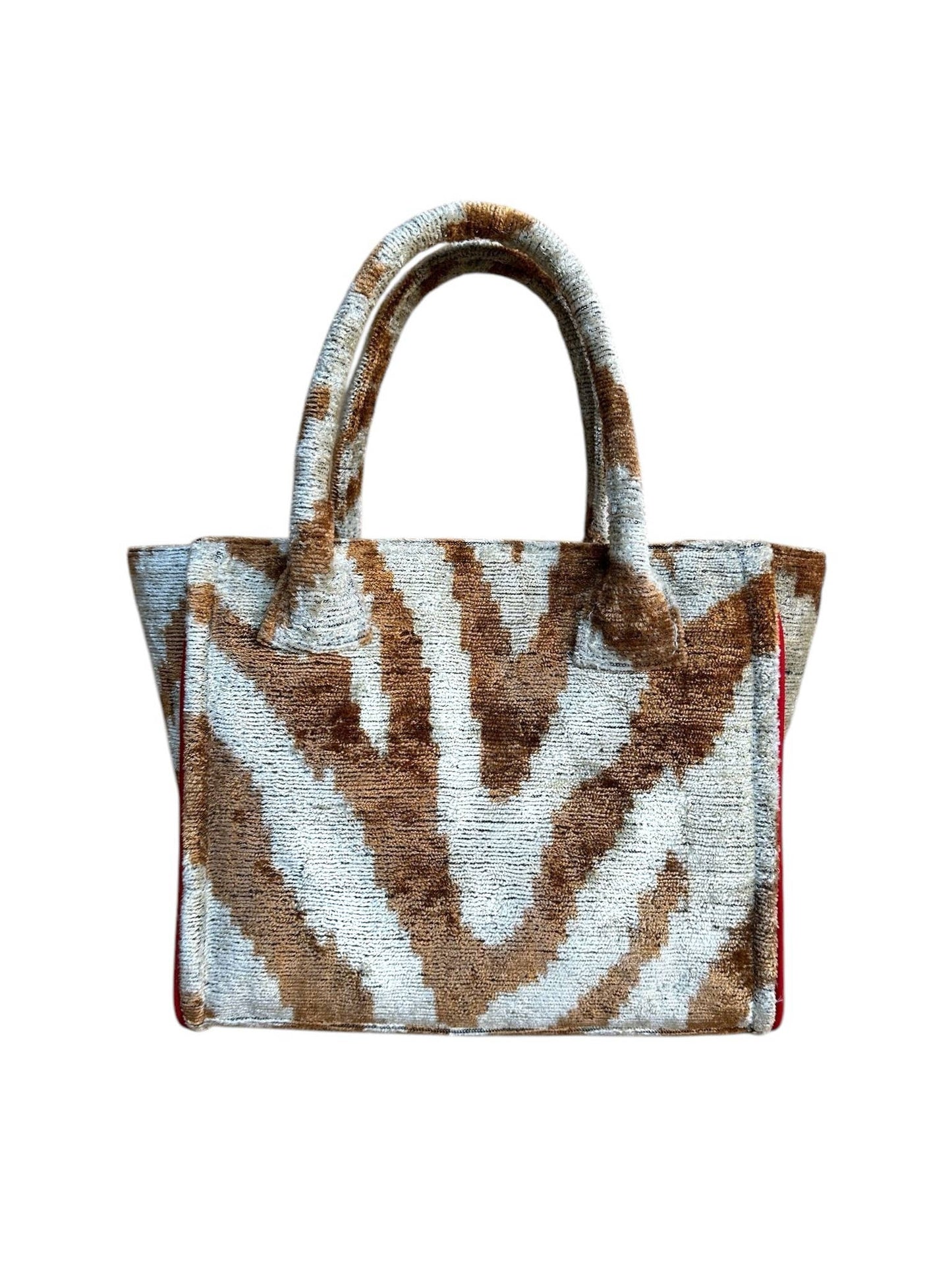 Silk Velvet Ikat Citi Bag