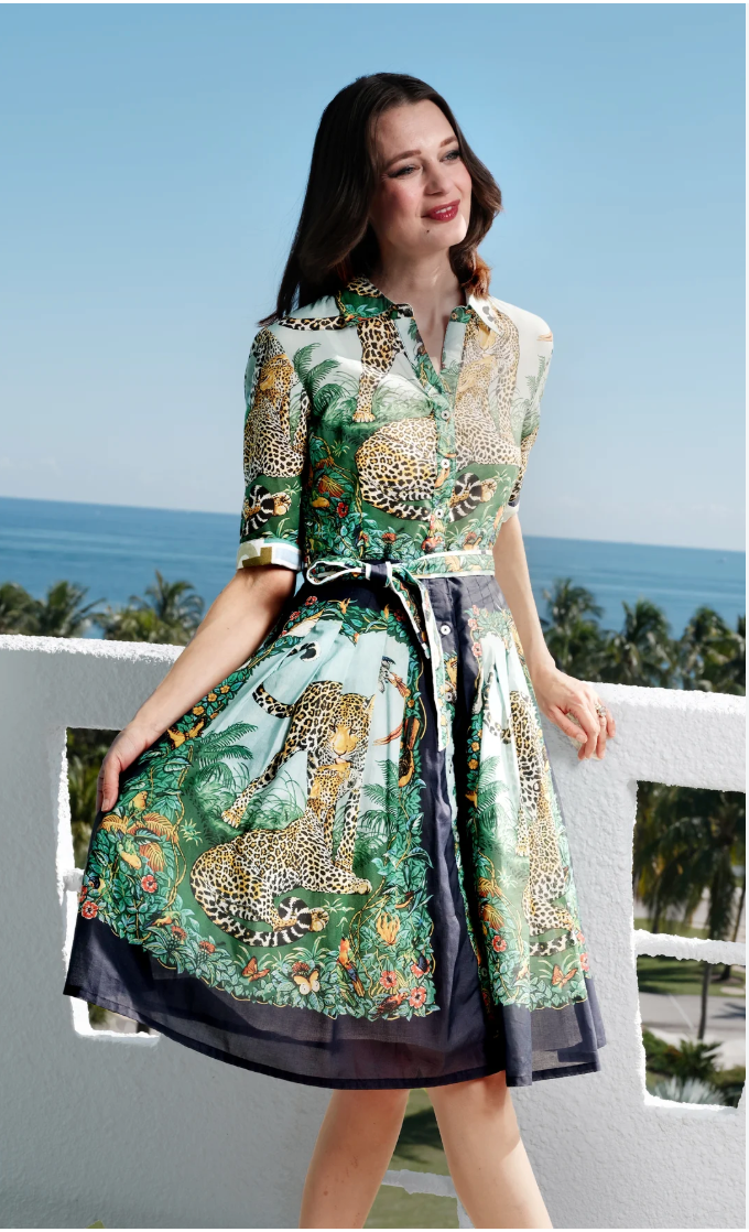 BENMEDSPA | Mrs Maisel Safari Print Dress