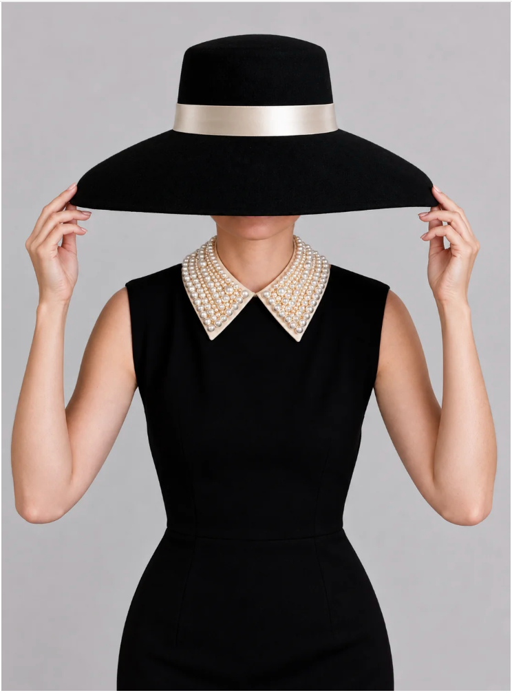 The Curated Collar | Dolly Ivory Pearl-Embellished Detachable Collar Regular price