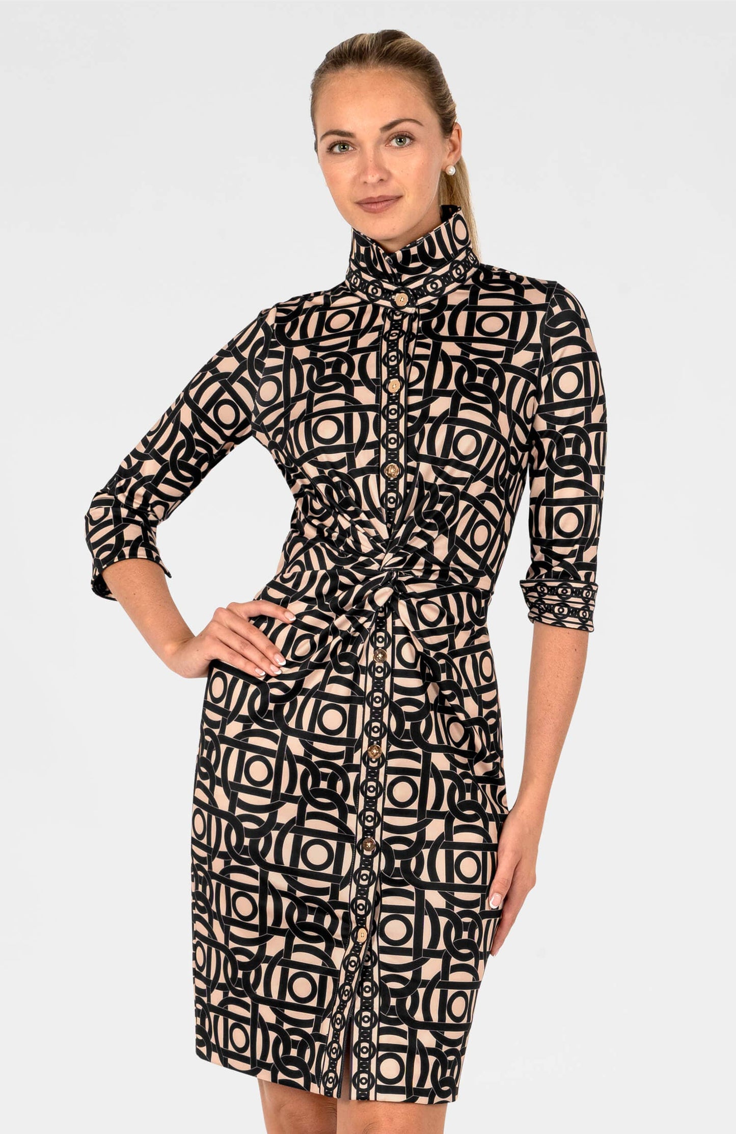 Twist & Shout Dress - Aubazine
