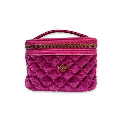 Getaway Jewelry Case - Fuchsia Velvet