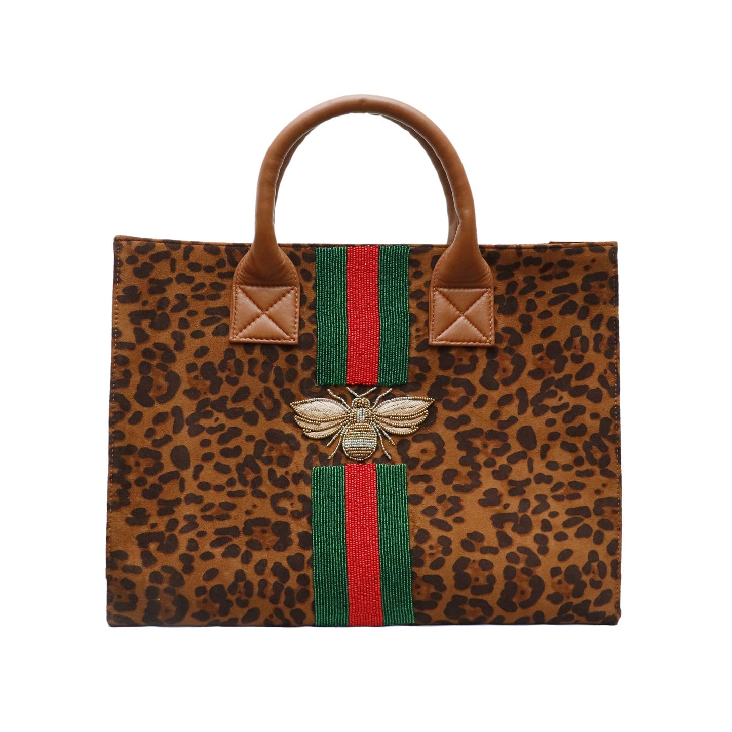 Wild tote - Emerald/OpRedGold Bee