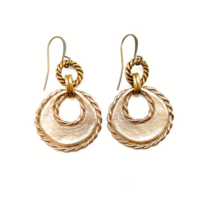 Gold L&K Earrings
