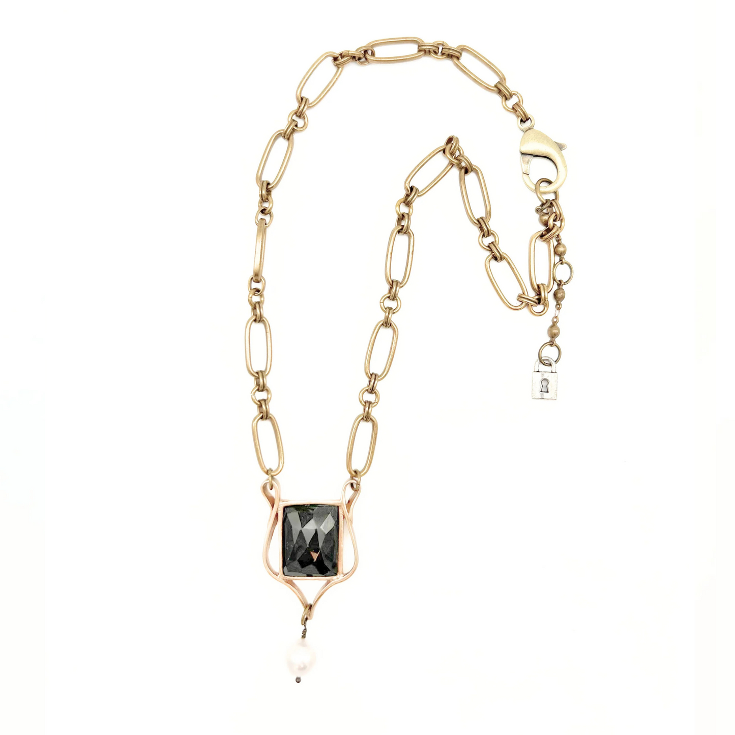 Golden Sapphire Necklace