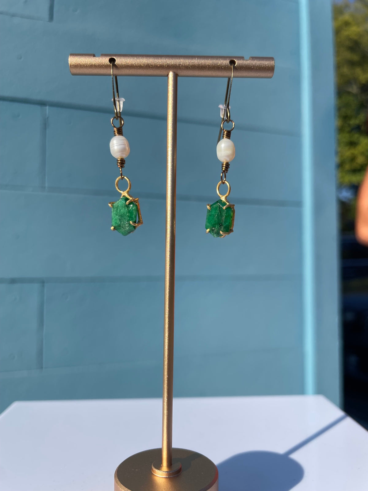 L&K | ANNA MAY WONG | Emerald Hexagon gemstone pendant