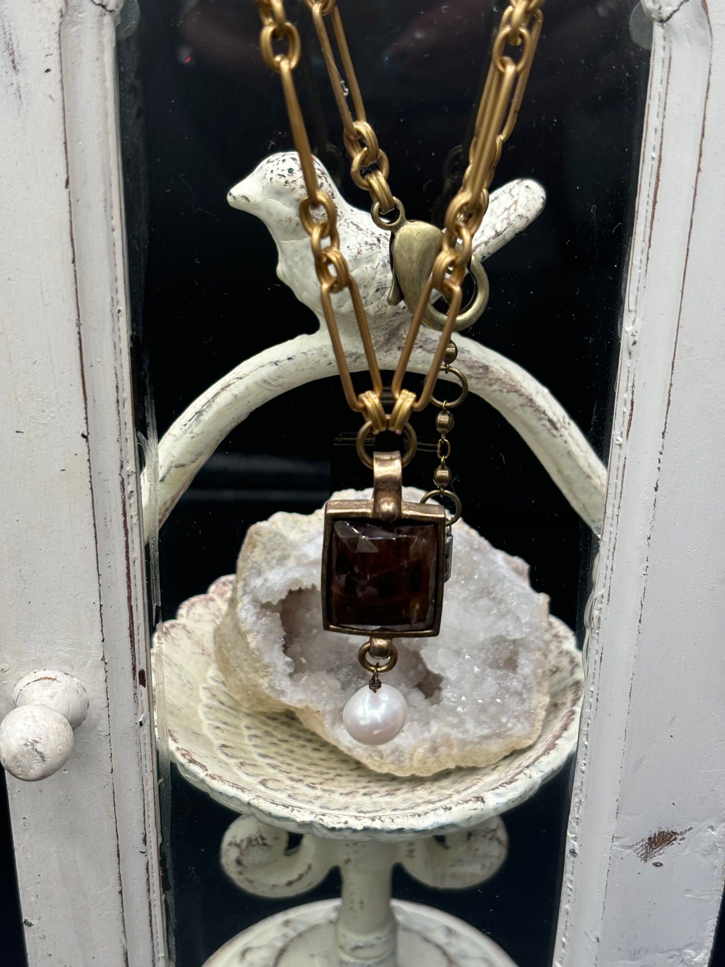 Golden Sapphire Necklace