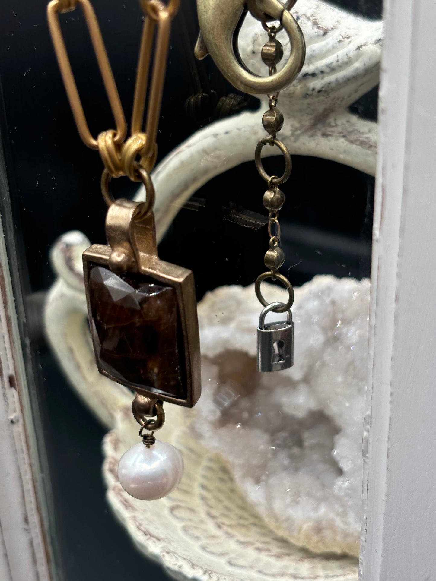 Golden Sapphire Necklace