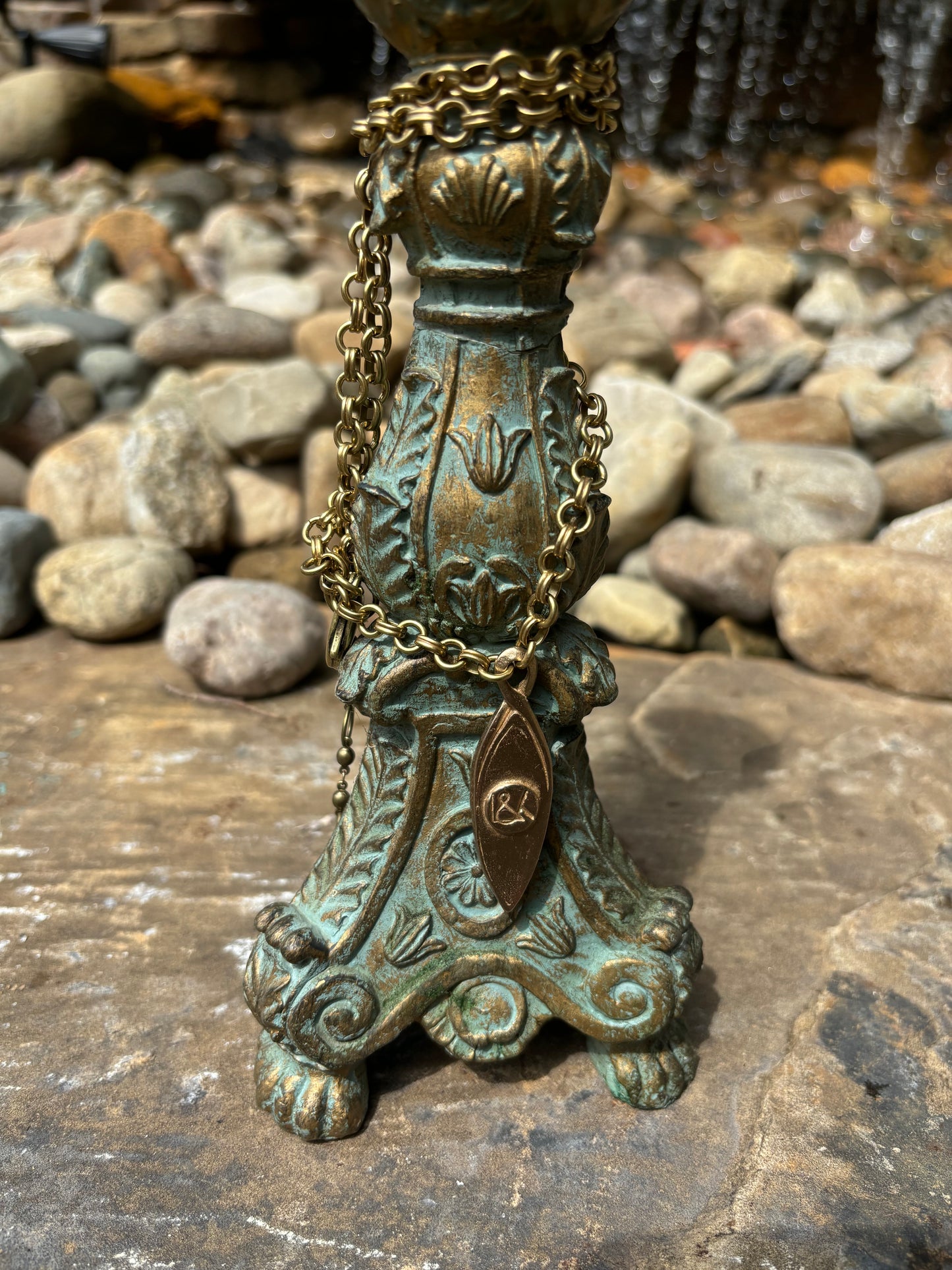 Golden Sapphire Necklace