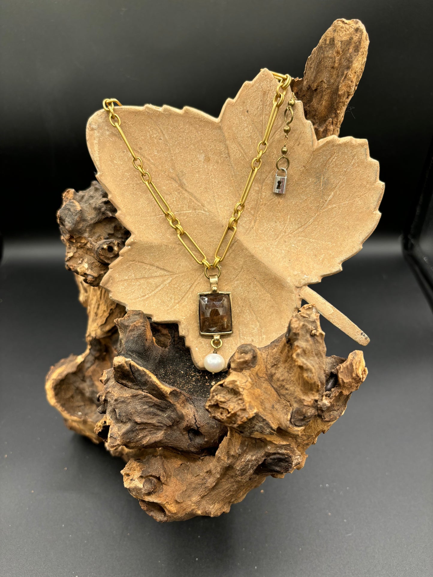 Golden Sapphire Necklace