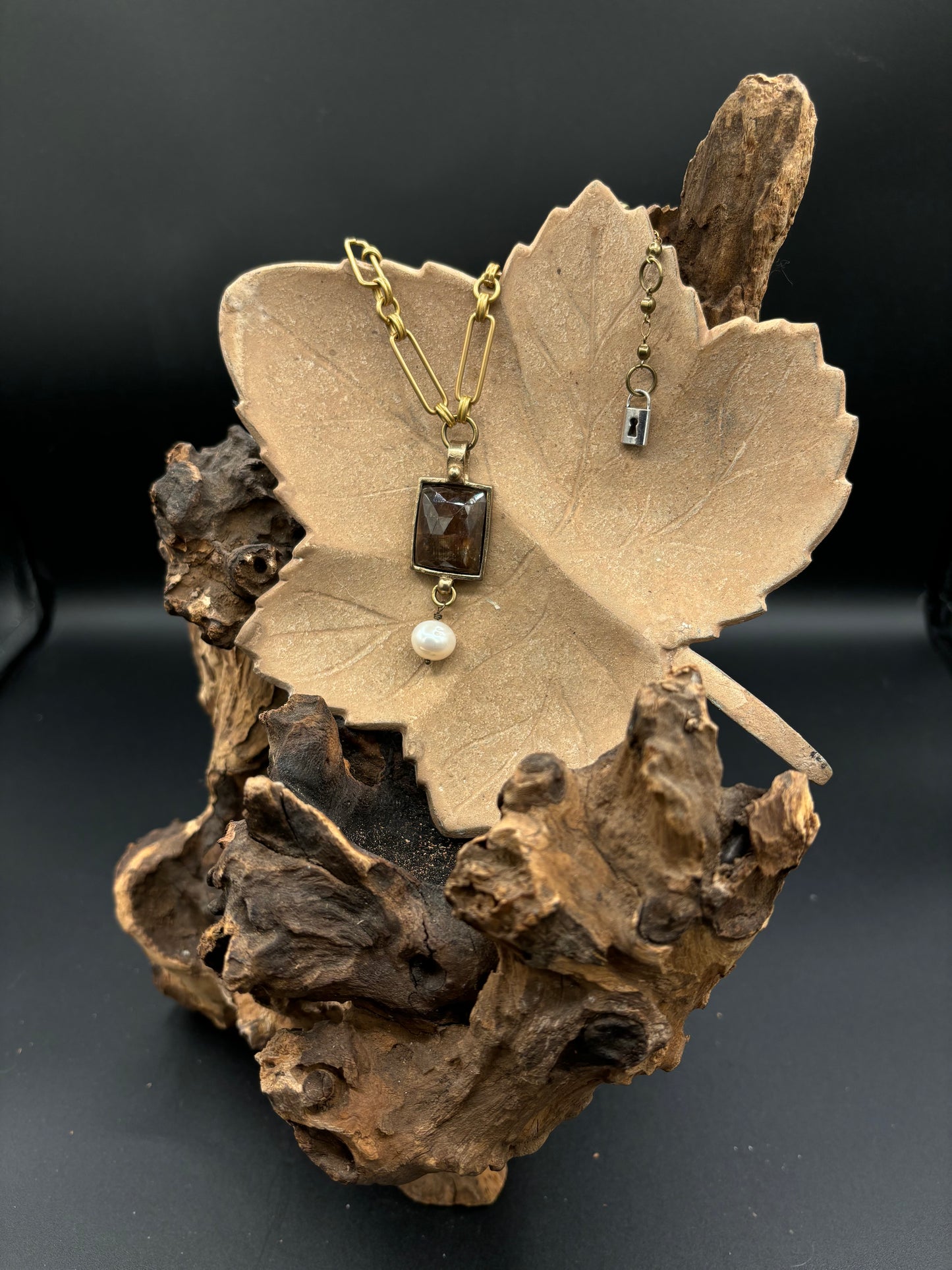 Golden Sapphire Necklace