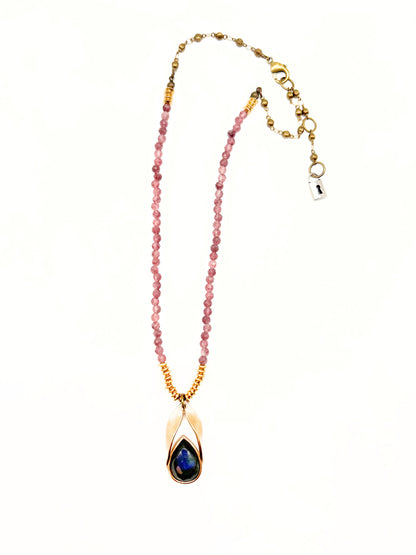 Peddled Pendant with Pear Shape Gemstone