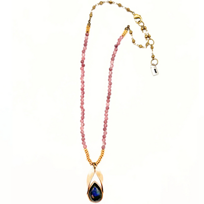 Peddled Pendant with Pear Shape Gemstone