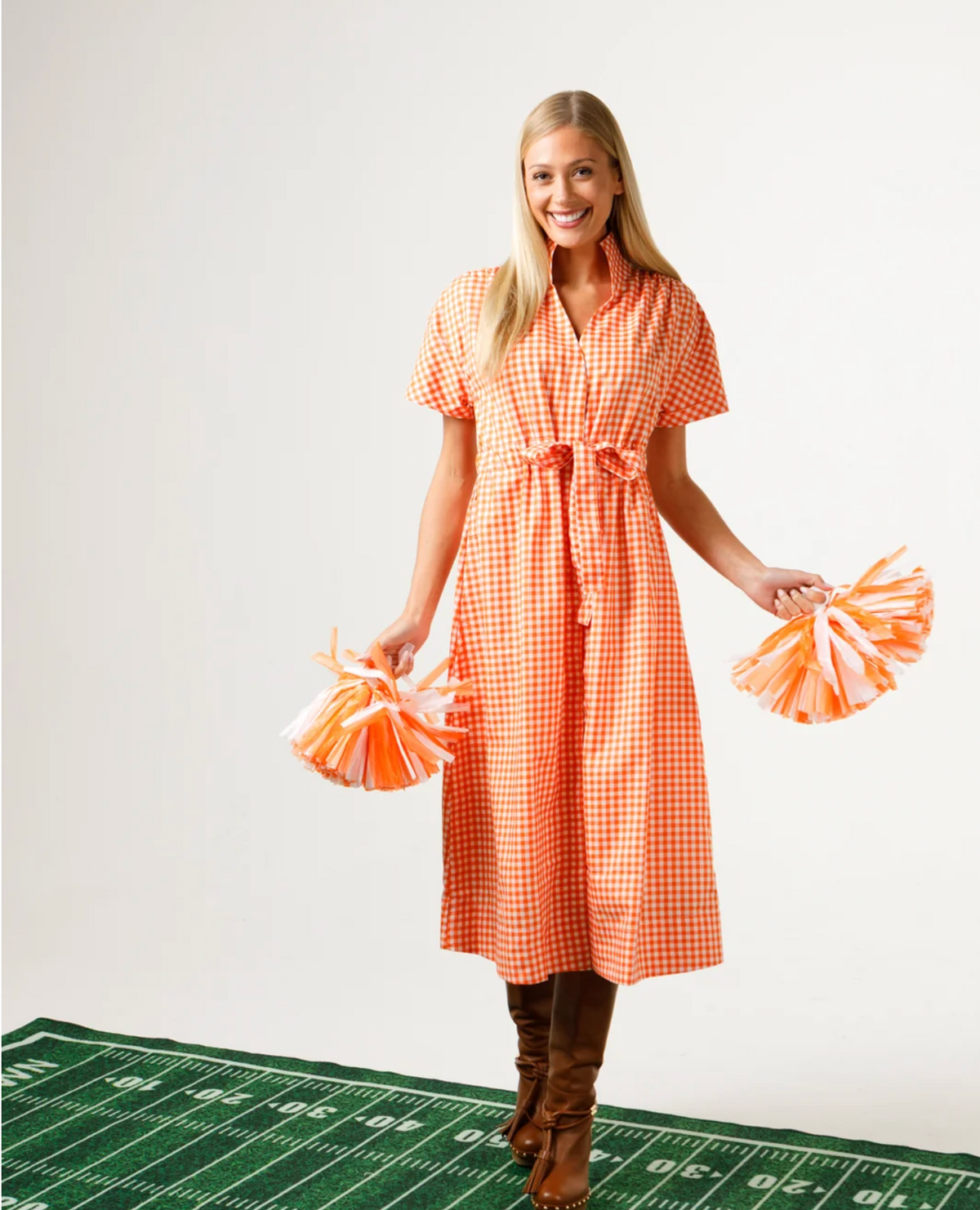 BENMEDSPA | Holly Shae BRIA Cotton TN Orange Dress