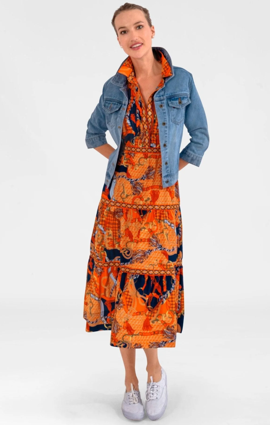 BENMEDSPA | GRETCHEN SCOTT | Damsel Midi Ditto Otto Orange
