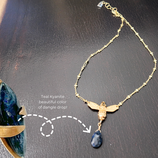 MediSpa Choto | Gold Bee Teal Kyanite