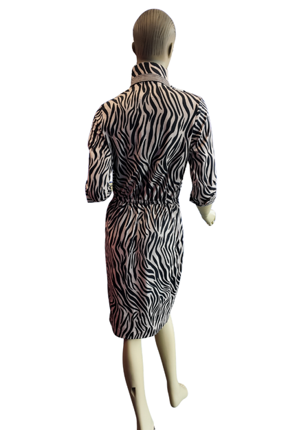 NWT 50% OFF | Gretchen Scott | Twist and Shout Dress | Animal Instincs