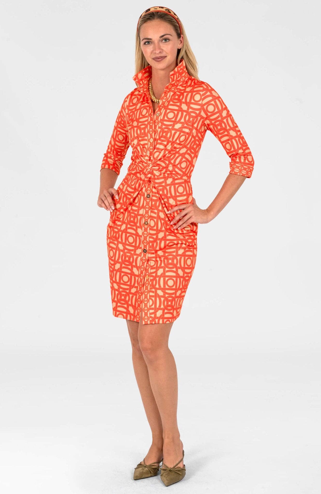 Twist & Shout Dress - Aubazine