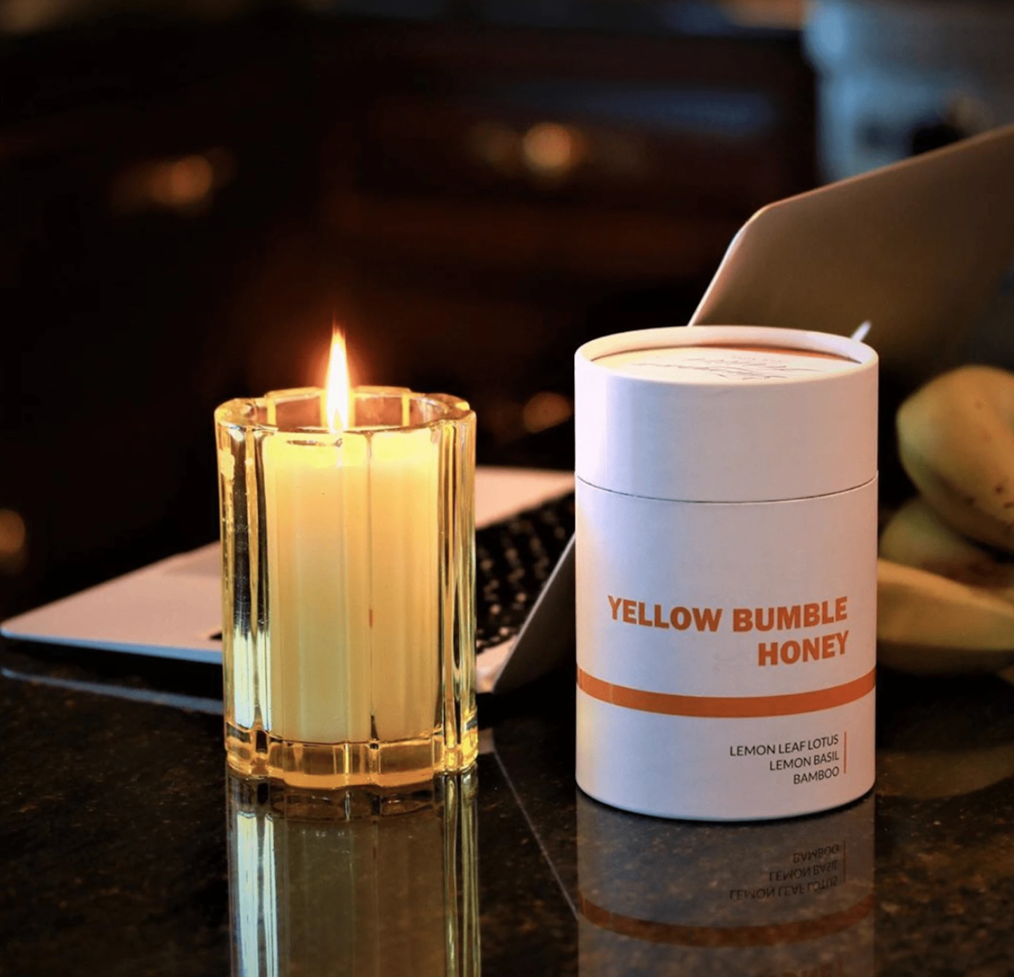 Bubble Crush Collection | Yellow Bumble Honey Candle