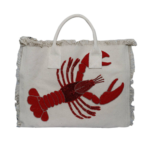 Tote Bag GTA 817 - Ivory/Red/ Silver
