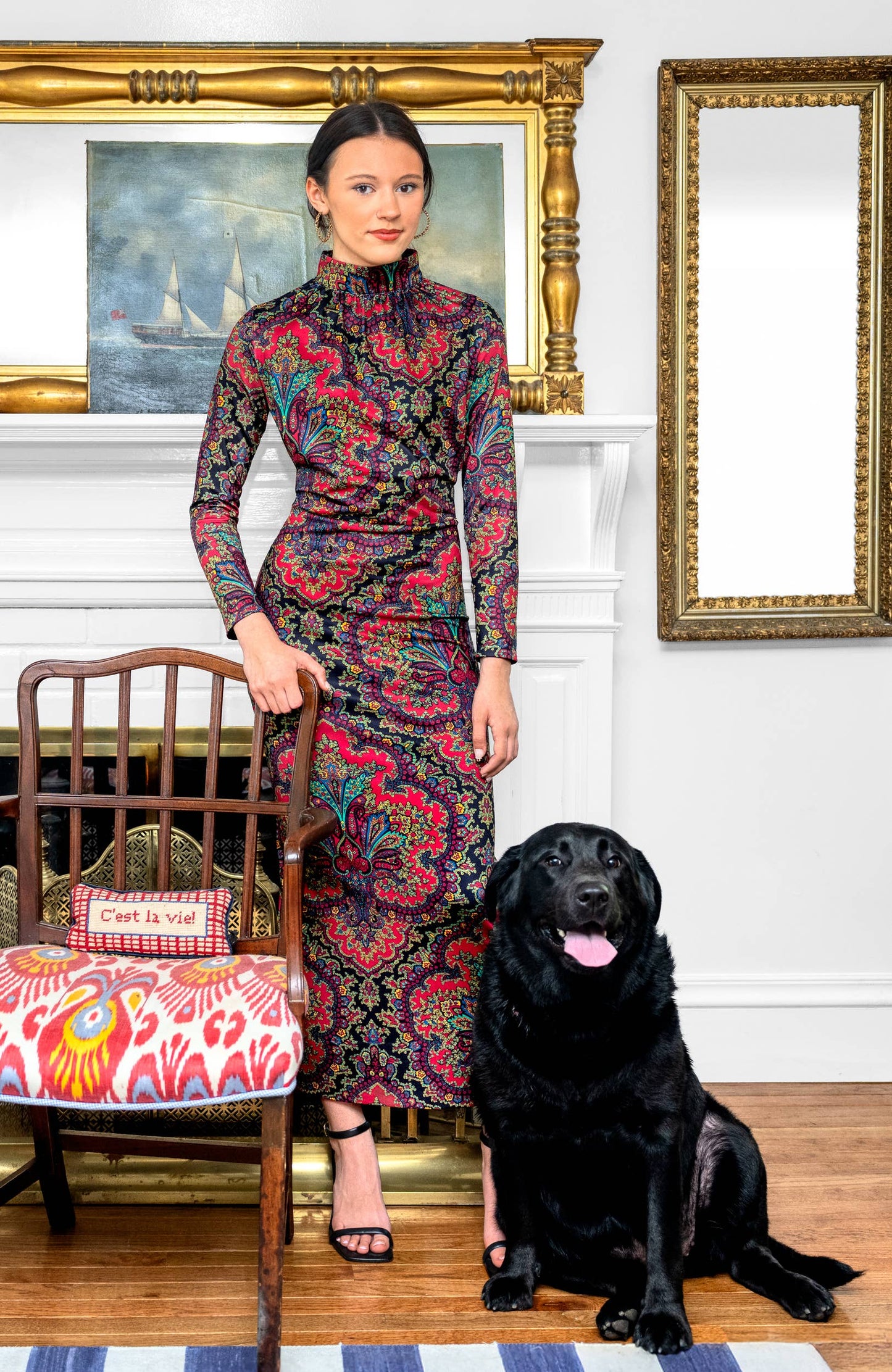 Scorching Hot Dress - Passion Paisley